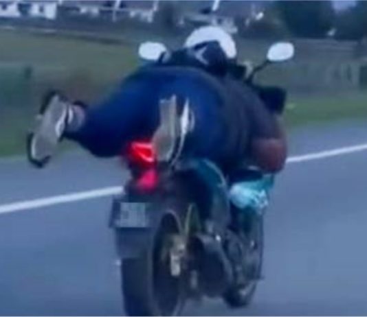 Tunggang motor acah Superman di Kedah, ditahan di Perak