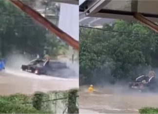 Pemandu pacuan empat roda nyaris langgar mangsa banjir
