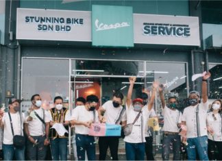 Vespa Kota Kinabalu kini rasmi dibuka