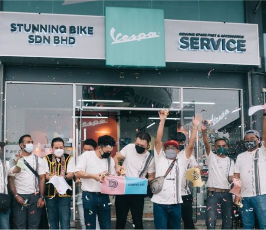 Vespa Kota Kinabalu kini rasmi dibuka