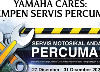 Banjir: Yamaha tawar servis percuma dari 27-31 Disember