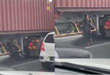 Aksi kanak-kanak bersantai bawah lori, cetus kebimbangan ramai