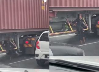 Aksi kanak-kanak bersantai bawah lori, cetus kebimbangan ramai