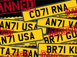 Bawa maksud ‘biadap’, nombor plat 71 diharamkan di Britain