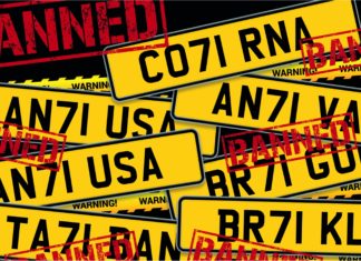 Bawa maksud ‘biadap’, nombor plat 71 diharamkan di Britain