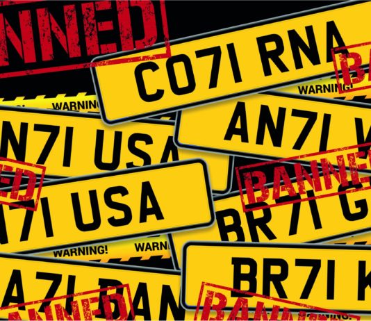 Bawa maksud ‘biadap’, nombor plat 71 diharamkan di Britain