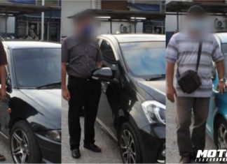 Tiga daripada sembilan pemandu guna lorong kecemasan serah diri