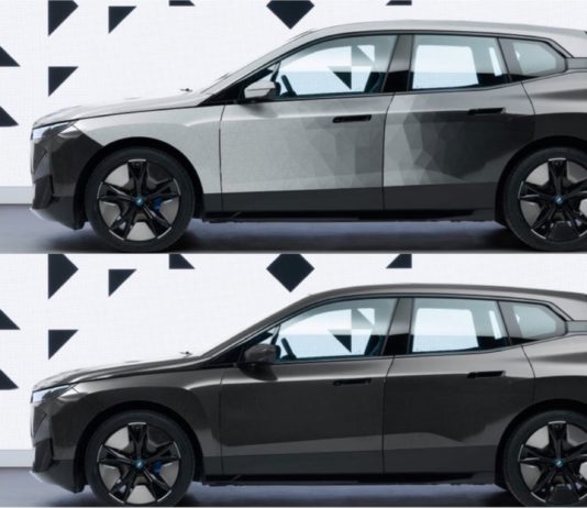 Sekali sentuh, BMW iX boleh berubah warna