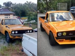 Siapa sangka Datsun 620 ini dahulu digunakan mengangkut sayur