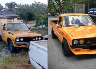 Siapa sangka Datsun 620 ini dahulu digunakan mengangkut sayur
