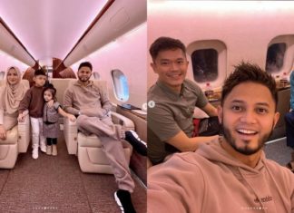 Hairul Azreen, Hanis Zalikha bercuti naik jet peribadi Vincent Tan