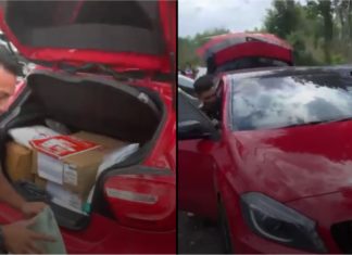 Guna kereta mewah hantar barang J&T, netizen persoal balik modal atau tidak