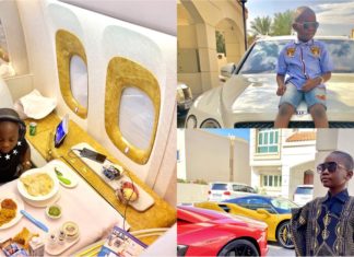 Umur 9 tahun dah ada jet peribadi dan supercar