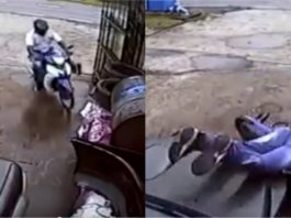 ‘Makan’ jalan masuk simpang, penunggang ‘landing’ atas kereta