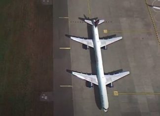 Lelaki temui pesawat empat sayap, kerja makhluk asing?