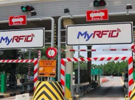 Transaksi tol RFID di laluan Juru-Skudai bermula Sabtu ini