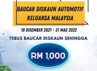 Pemilik Yamaha boleh menebus baucar diskaun sehingga RM1,000