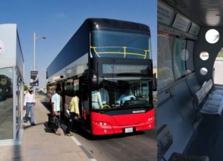 Hentian bas Dubai ada pendingin hawa dan wifi percuma