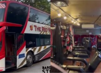 Bas dua tingkat Red Warrior jadi kedai gunting rambut, pertama dalam dunia…..