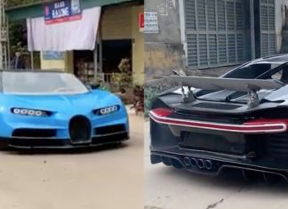 Jangan tertipu! Sekali pandang macam Bugatti Chiron rupanya…..