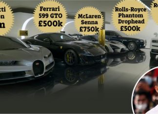 Kekasih tayang garaj koleksi kereta Ronaldo bernilai RM96 juta