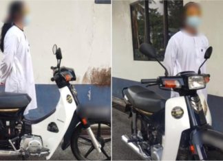 Tayang aksi wheeli bersama anak, pihak polis keluarkan tiga saman