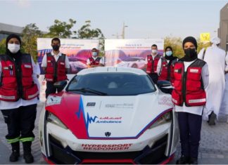 Kereta paramedik terpantas di dunia! Dubai guna Lykan Hypersport sebagai ambulans