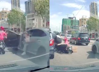 Gara-gara Vios buka pintu tengah jalan, orang lain pula yang terlibat kemalangan