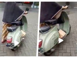 Mak cik tolak mentah-mentah pelawaan seorang lelaki tukar Vespa Smallframe dengan skuter baharu