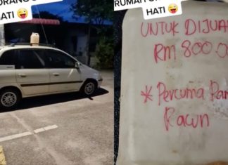 Bengang jiran parkir depan rumah, pemilik rumah iklankan kereta untuk dijual