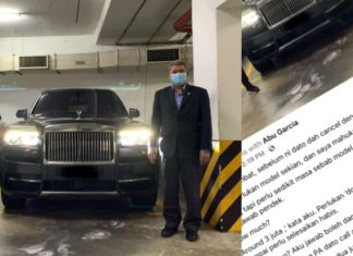 Cara billionaire beli kereta, tak banyak soal terus bayar wang pendahuluan RM2.5 juta