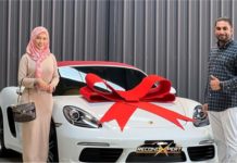 Pelakon Zara Zya sambar Porsche 718 Boxster bernilai lebih RM400k?