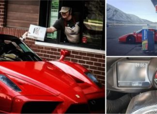 Lelaki ini lenjan Ferrari Enzo setiap hari