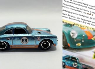 Nak beli Hot Wheels buat suami, wanita ini terkejut bila tengok harga…