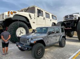 Hummer X3 Sheikh Pelangi, tiga kali ganda saiz standard dilengkapi tandas