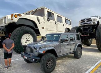 Hummer X3 Sheikh Pelangi, tiga kali ganda saiz standard dilengkapi tandas