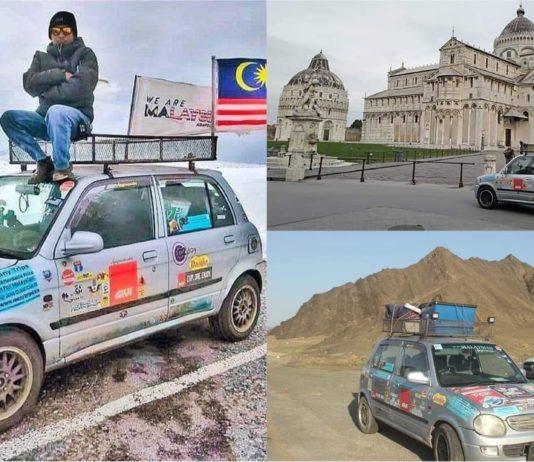 Aimpro buktikan hanya dengan Perodua Kelisa boleh jelajah 22 buah negara!