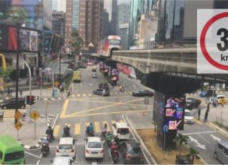 Had laju sekitar kawasan KL bakal turun sehingga 30kmj