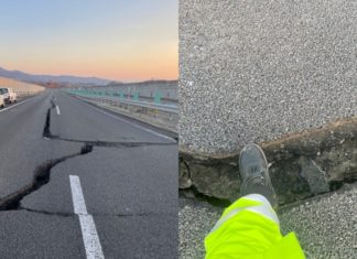 Lebuhraya rosak teruk selepas gempa, Jepun siap baiki kurang 16 jam