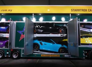 Starrtex Carriers tawar servis pengangkutan kenderaan tertutup yang boleh muat 6 kereta pertama di Malaysia