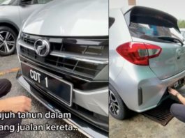 Nombor plat lagi mahal dari harga Perodua Myvi…
