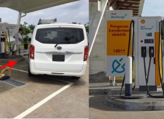 Warga Singapura terciduk lagi, kali ini guna Shell Recharge Tangkak secara haram