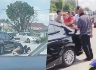 Pukul sebab belok mengejut!