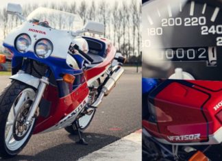 Honda VFR750R RC30 tidak pernah daftar, selepas 30 tahun dijual pada harga RM357k