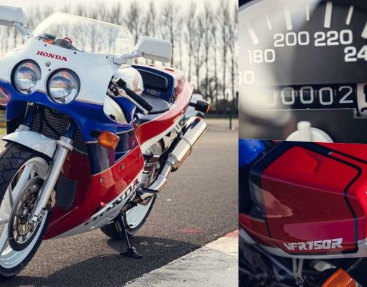 Honda VFR750R RC30 tidak pernah daftar, selepas 30 tahun dijual pada harga RM357k