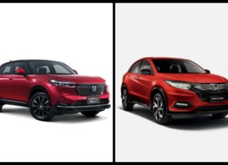 Ini perbandingan dimensi Honda HR-V generasi baharu dan lama, lebih panjang dan rendah