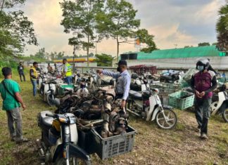 Polis sita 22 motosikal roda tiga warga Rohingya