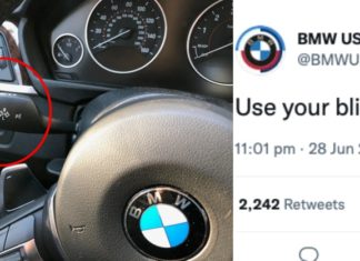 BMW guna Twitter ingatkan pemandu nyalakan signal!
