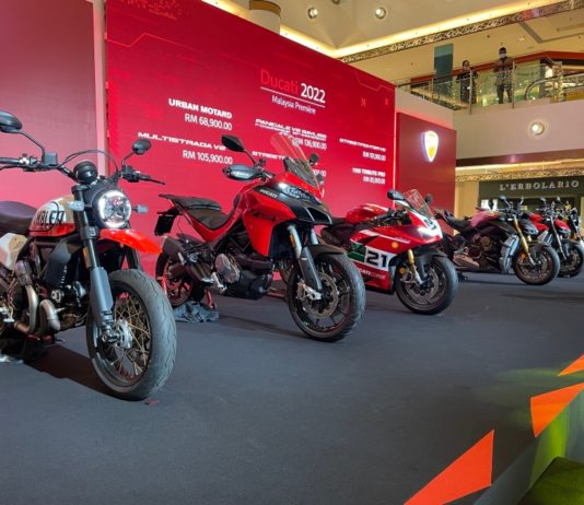 Ducati Malaysia lancar bukan satu atau dua, tetapi enam model sekali gus