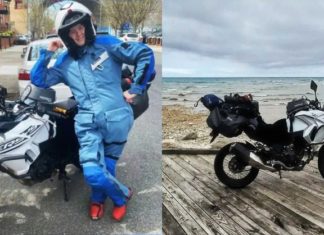 Gadis 21 tahun cuba pecah rekod keliling dunia dengan motor